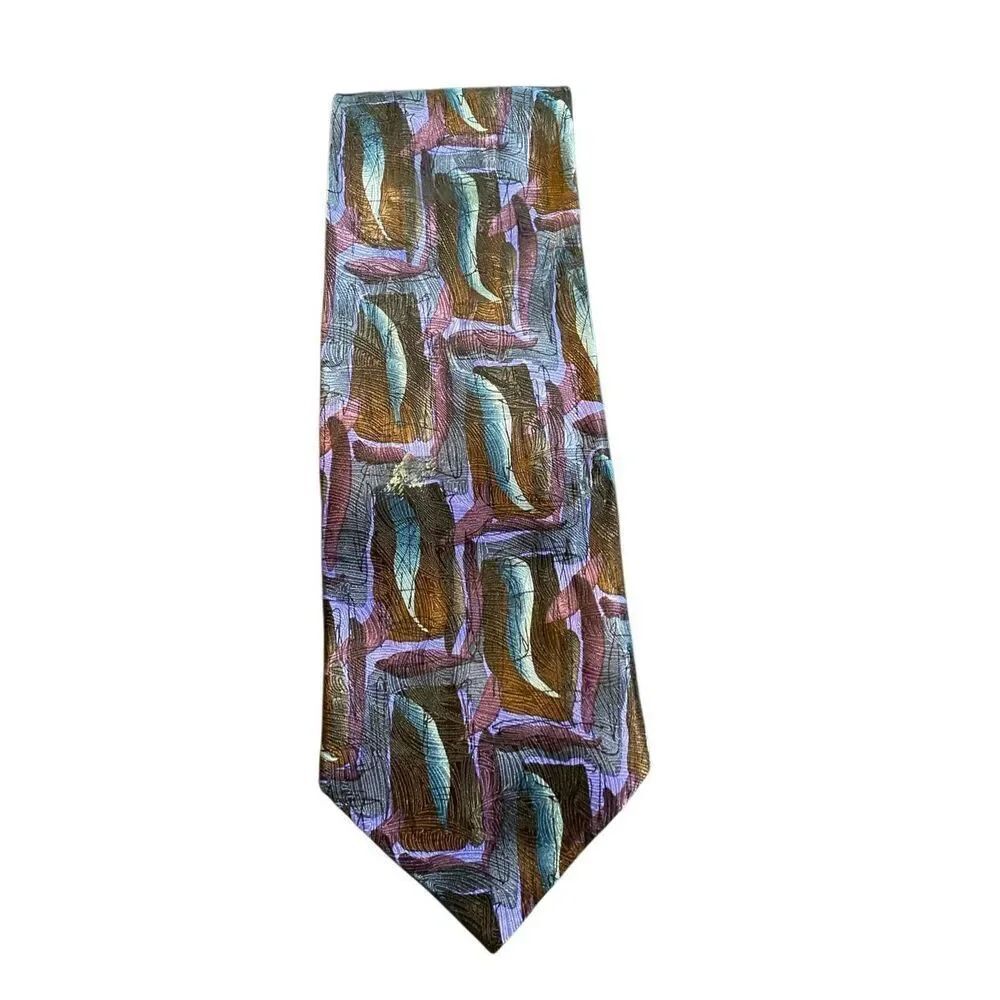 J. Garcia men’s vintage carousel collection, 100% silk tie 57